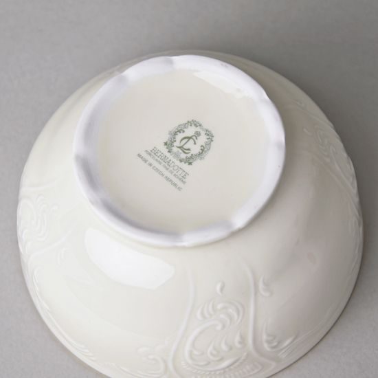 Miska vysoká na rýži 13 cm, Thun 1794, karlovarský porcelán, BERNADOTTE ivory + zlato