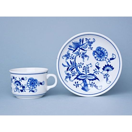 Cup and saucer Ben M 230 ml / 15,2 cm, Original Blue Onion Pattern