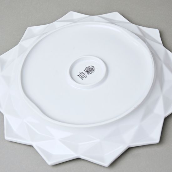 Plate Dinner 26,5 cm, Diamond white, Goldfinger Porcelain