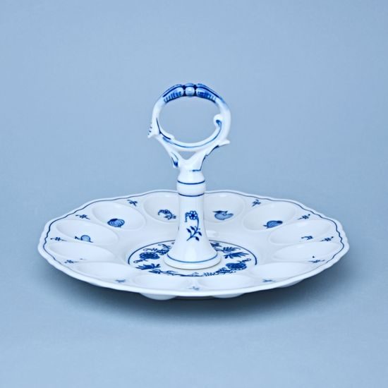 Party egg tray with key 24,3 cm, Original Blue Onion Pattern