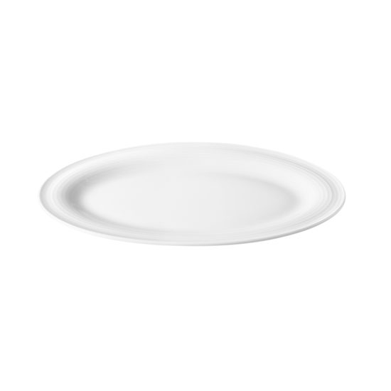 Platter oval 25 x 18 cm, Beat white, Seltmann Porcelain