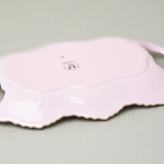 Small platter 16 x 9,5 cm, Lenka 563, Rose China Chodov
