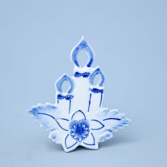 Christmas decoration candles 7,2 cm, Original Blue Onion Pattern