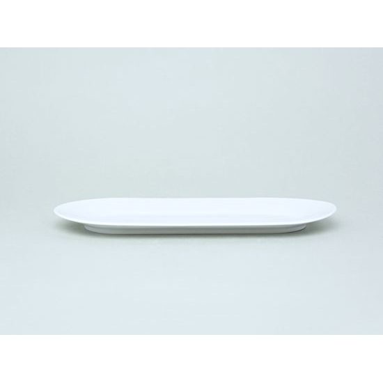 Bohemia White, Podnos malý 30 x 15 cm, design Pelcl, Český porcelán a.s.