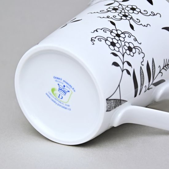 Hrnek Ema 350 ml, černý cibulák, Český porcelán a.s.