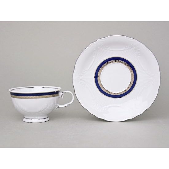 Vicomte 92018: Cup low 210 ml plus saucer 161 mm, Thun 1794 Carlsbad porcelain