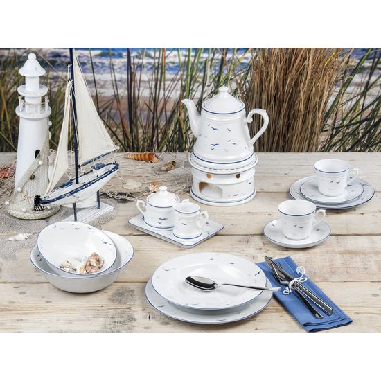 Cukřenka 0,18 l, Worpswede 4164 Rügen, Královský porcelán Tettau