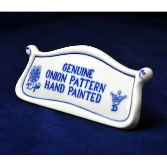 Mug Leo 300 ml with inscription on request, Original Blue Onion Pattern