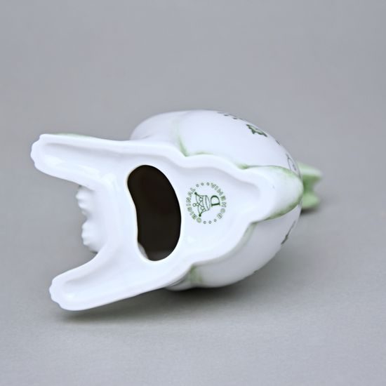 Zajíc sedící 17 cm, Cibulák zelený, originální z Dubí