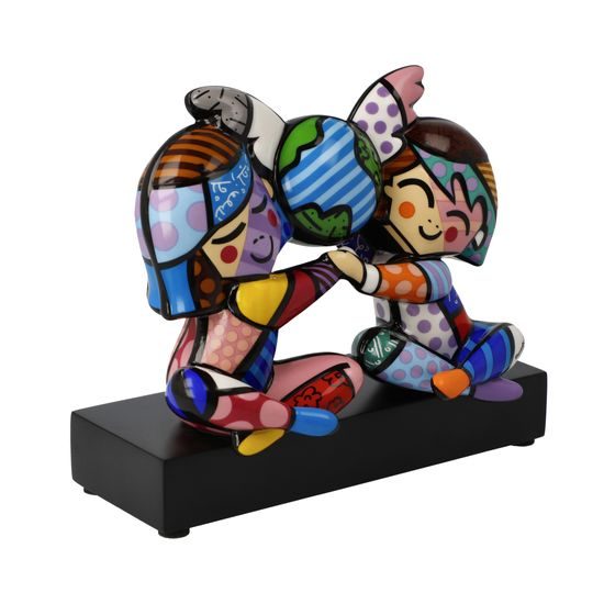 Figurine Romero Britto - Children of the World, 15 / 8 / 14 cm, Porcelain, Goebel