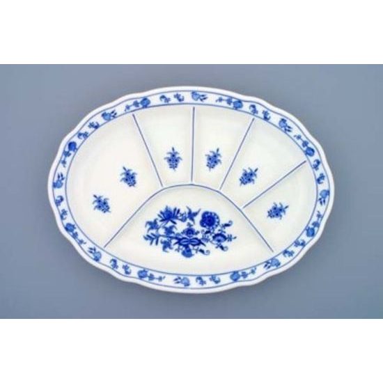 Plate parties 34,8 x 25 cm, Original Blue Onion Pattern