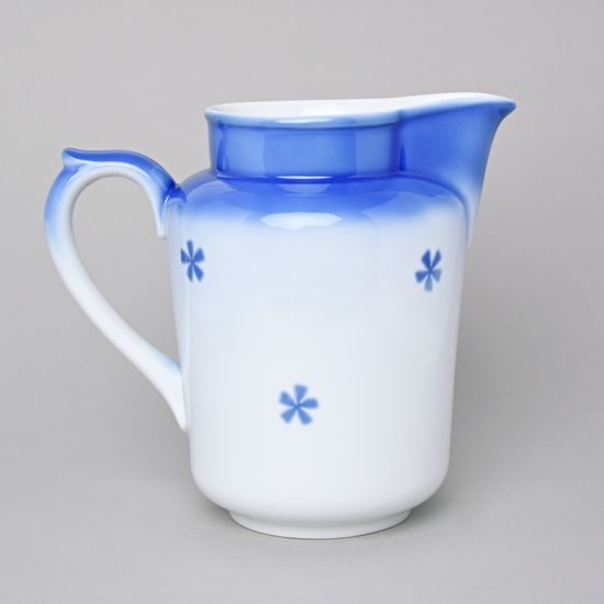 Jug Angelika 2 l, Thun 1794, Carlsbad porcelain, BLUE CHERRY