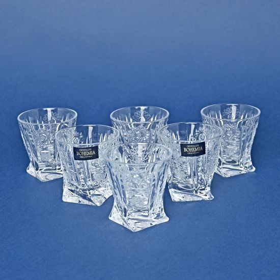 Quadro - 500PK, liqueur glass 55 ml, 8 cm, set of 6 pcs., Crystalite Bohemia