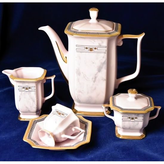 Mokka set, Rose China Chodov