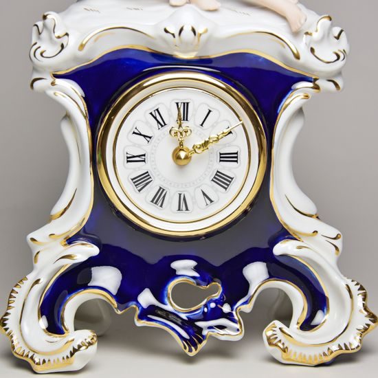 Clock Romance 30 cm, Isis, Clock Royal Dux Bohemia