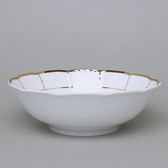 Natalie gold: Compot bowl 16 cm, Thun 1794 Carlsbad porcelain