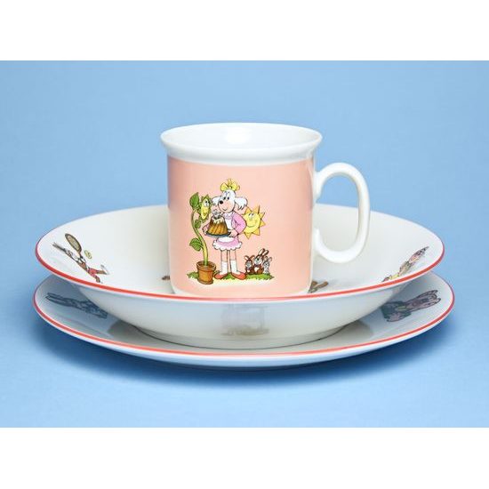 Children's set Ctyrlistek (Fifinka), Thun 1794 Carlsbad porcelain