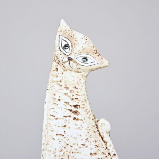 Cat 7,8 x 4,5 x 18,5 cm, Pastel 1, Porcelain Figures Duchcov