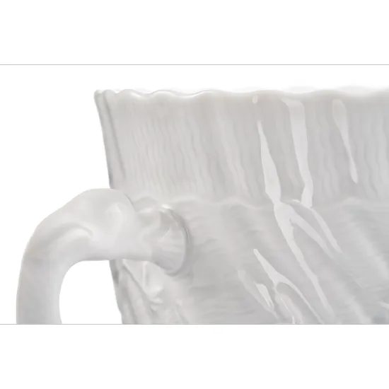 Šálek 250 ml + podšálek 16,5 cm na cappuchino - Labutě, Míšeňský porcelán