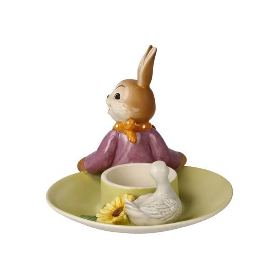 A smile for you - Eastern bunny candleholder 15 / 12,5 / 11 cm, stoneware, Goebel