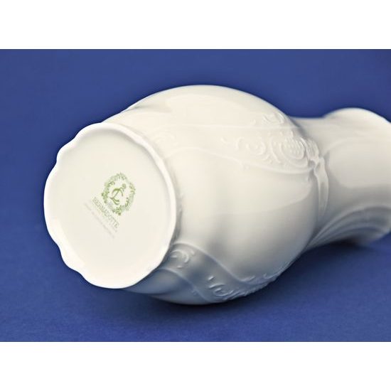 Vase 19 cm, Thun 1794 Carlsbad porcelain, BERNADOTTE ivory