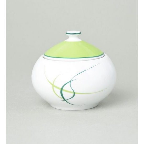 Cukřenka 350 ml, Thun 1794, karlovarský porcelán, OPÁL tráva