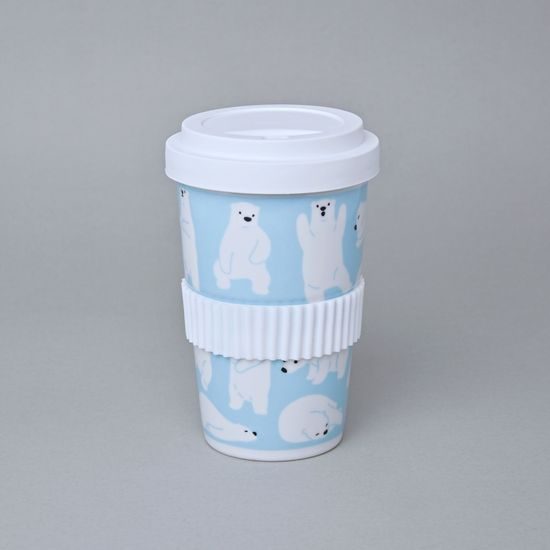 Pohárek To Go 400 ml, Lední medvědi, G. Benedikt 1882