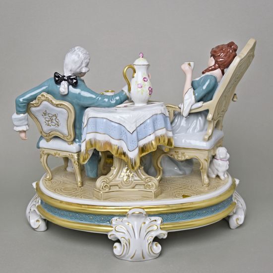 Svačina 38 x 31,5 x 32 cm, Luxor, Porcelánové figurky Duchcov