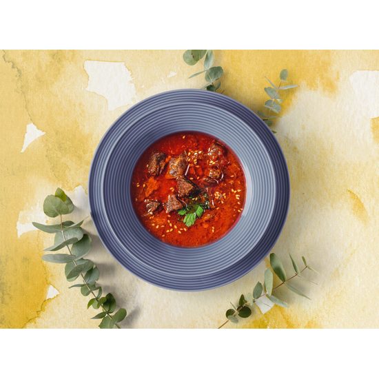 Beat modrá lilac: Talířová sada 12-díl., porcelán Seltmann