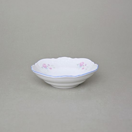 Bowl 13 cm, Thun 1794 Carlsbad porcelain, BERNADOTTE blue-pink flowers