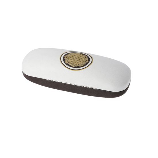 Spectacle Case Yin Yang white 16 / 6 / 4.5cm, synthetic fibers, Goebel