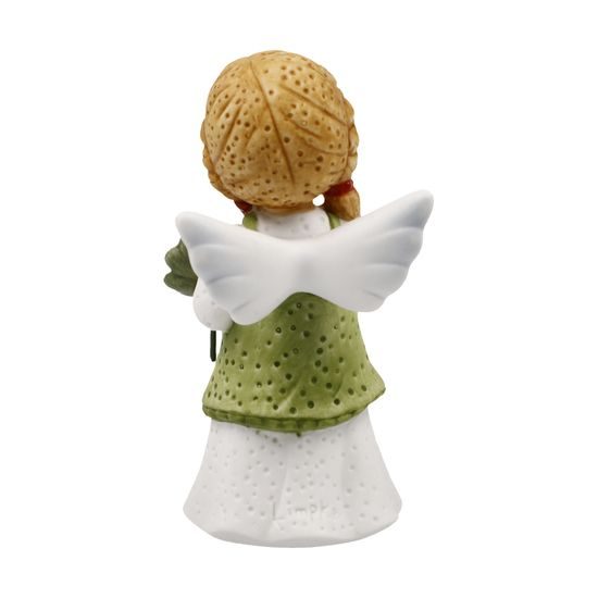 Anděl Šťastný okamžik 4 / 4 / 8 cm, biskvitový porcelán, Nina & Marco, Goebel
