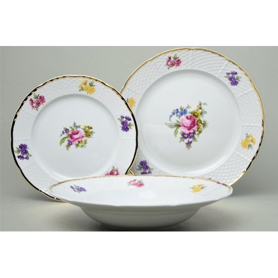 Plate set for 6 persons, Natalie Rose, Thun 1794 Carlsbad porcelain