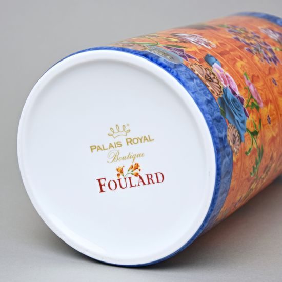 Vase Red Cylinder Shape 14,5 x 30 cm, Foulard, Lamart: Palais Royal