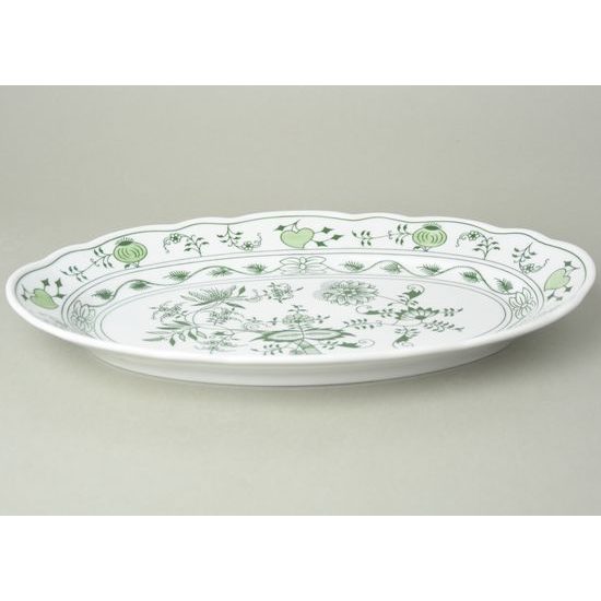 Oval dish 39 cm, Green Onion Pattern, Cesky porcelan a.s.