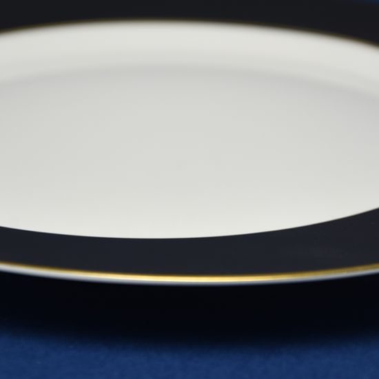 Granat 3739: Plate dessert oval 24 cm, Tettau porcelain