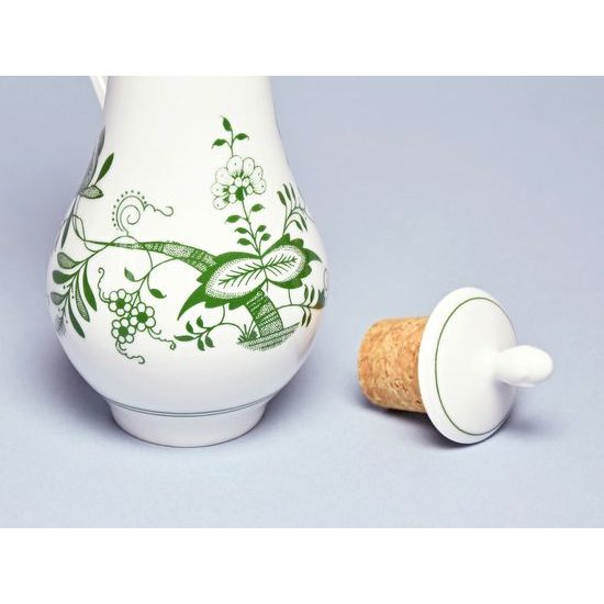 Carafe with czech signs 16 cm / 0,14 l, Original Green Onion pattern