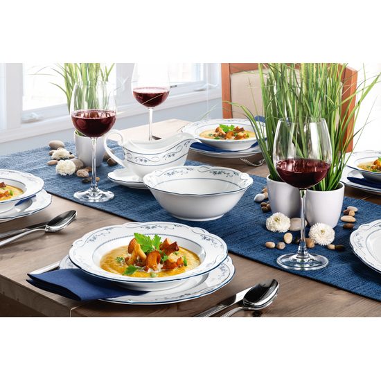 Plate set for 6 persons (18 Pcs), Desiree 44935, Seltmann Porcelain