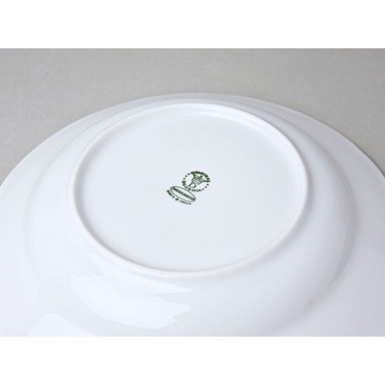 Plate deep 24 cm, Green Onion Pattern, Cesky porcelan a.s.
