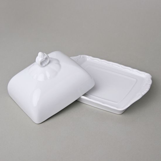 Verona white: Butter dish 250 g, G. Benedikt 1882