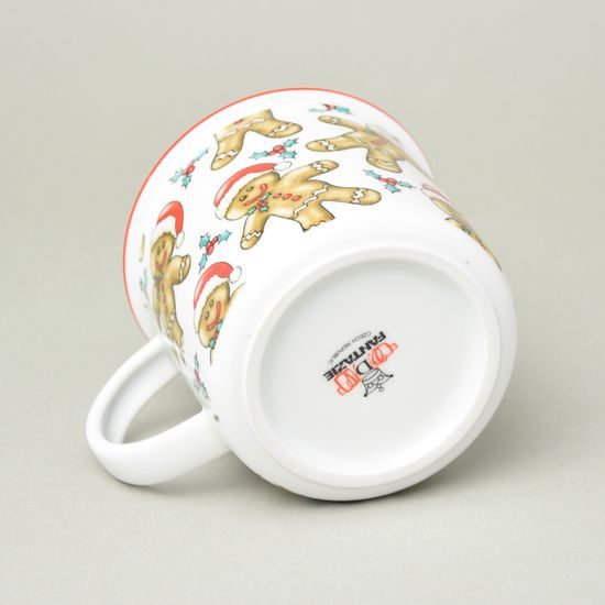 Mug Tina Fantazie, Christmas gingerbread, 380 ml big, Český porcelán a.s.