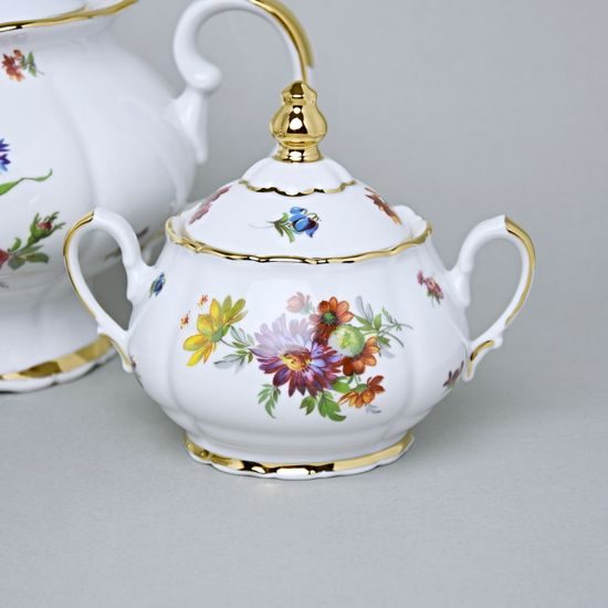 Čajová souprava pro 6 osob, Aristokrat, porcelán QueensCrown