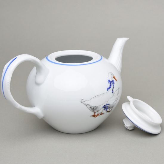 Pot tea 1,2 l, Český porcelán a.s., Goose