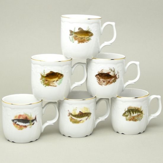Hrnek dětský 250 ml, Thun 1794, karlovarský porcelán, BERNADOTTE rybářská