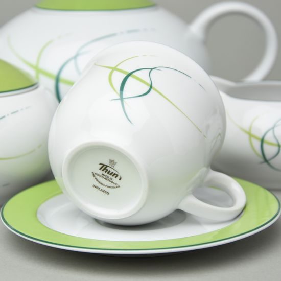 Tea set for 6 persons, Thun 1794 Carlsbad porcelain