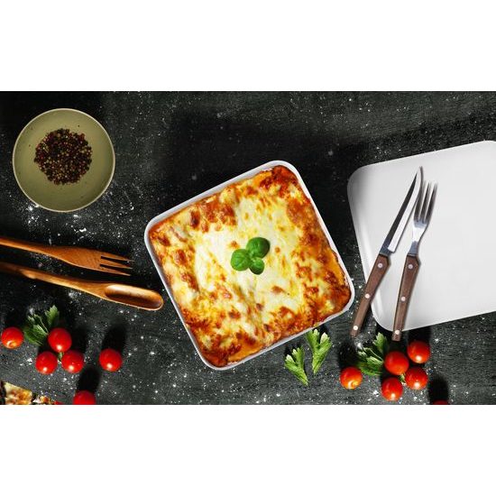 Mísa zapékací s víkem 24 x 24 x 8 cm, NO LIMITS, porcelán Seltmann