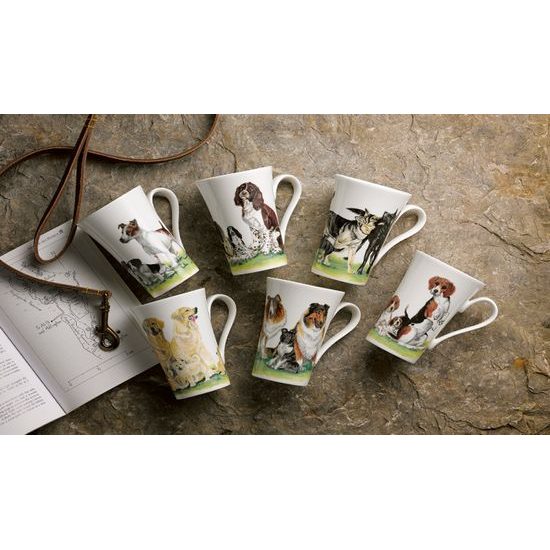 Dog Collection - Jack Russell Terrier: Mug 400 ml, English Fine Bone China, Roy Kirkham