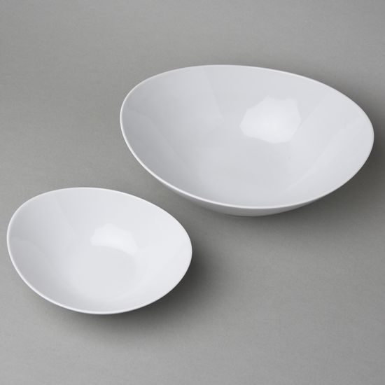 Kompotová souprava pro 6 osob velká, Thun 1794, karlovarský porcelán, Loos nedekor