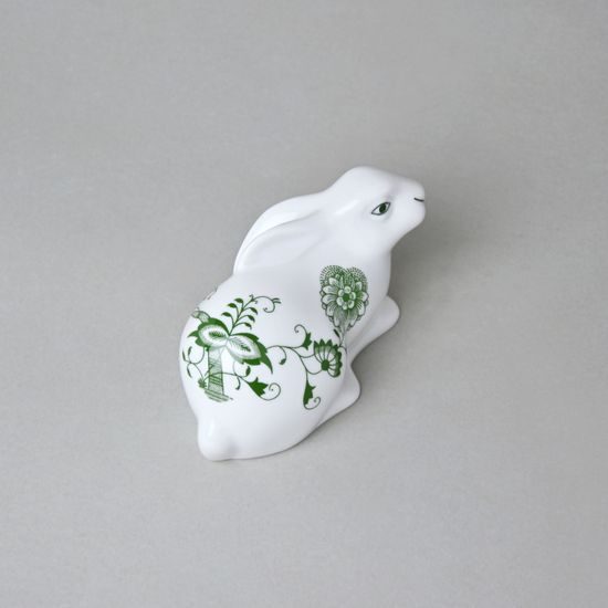 Hare laying 6,1 x 11,4 cm, Original Green Onion pattern