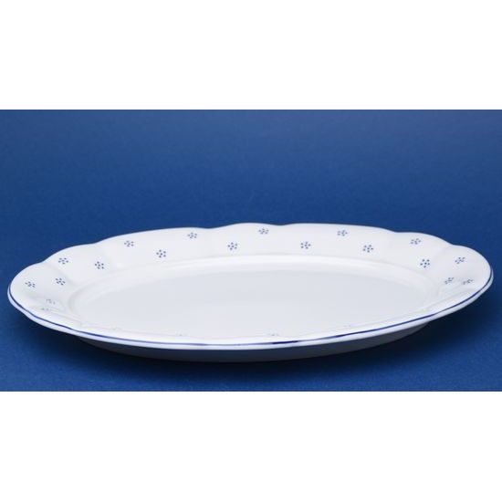 Oval dish flat 36 cm, Benedikt Valbella, G. Benedikt 1882